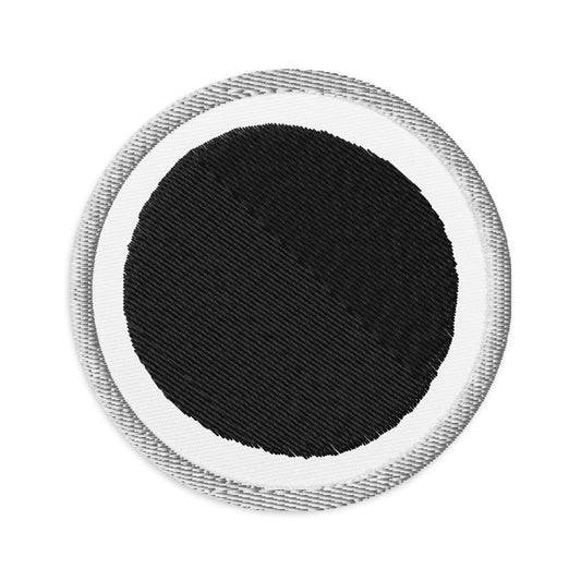 Black Spot Embroidered Patch